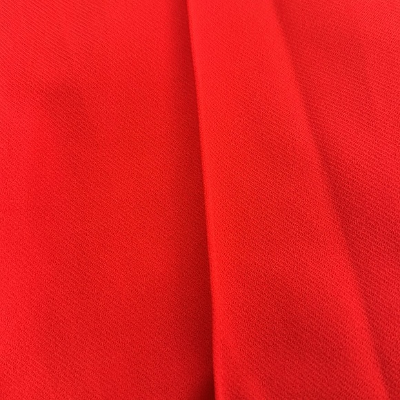 Red high rise seamed straight leg pants - Picture 5 of 5